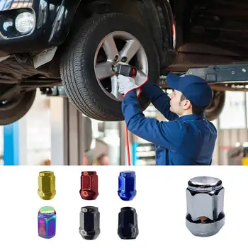 Крышка гайки шины| защитная крышка гайки для автомобильных шин| Аксессуар для ремонта шин с защитой от коррозии для внедорожников, грузовиков и мини-автомобилей